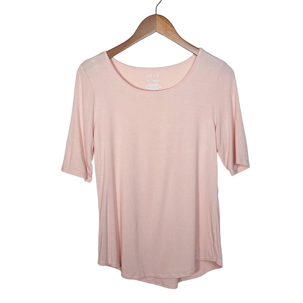 Apt. 9 Ribbed Blush Pink Shirt